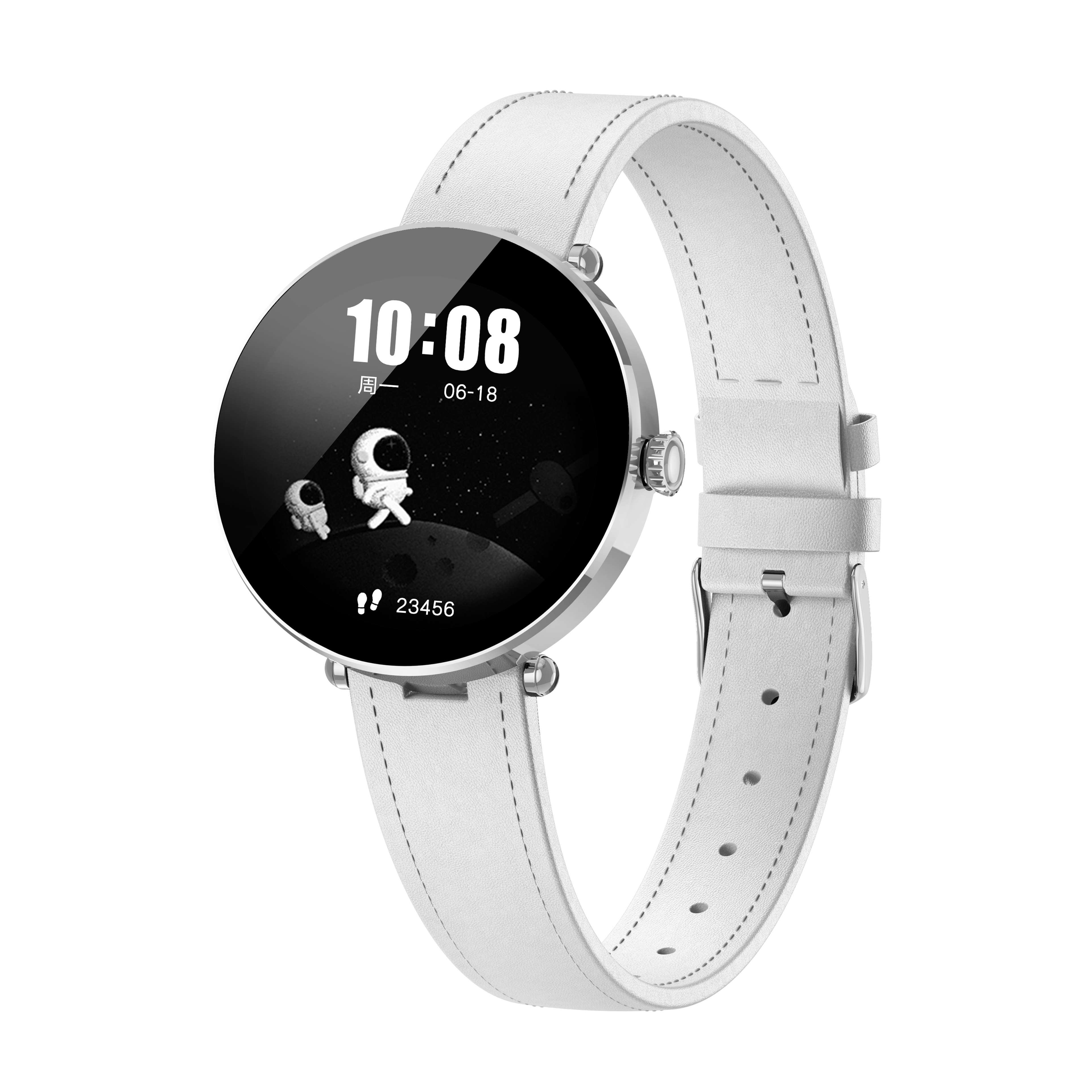 Elegant Ladies’ Smart Watch: Your Health - Monitoring Fashion Companion