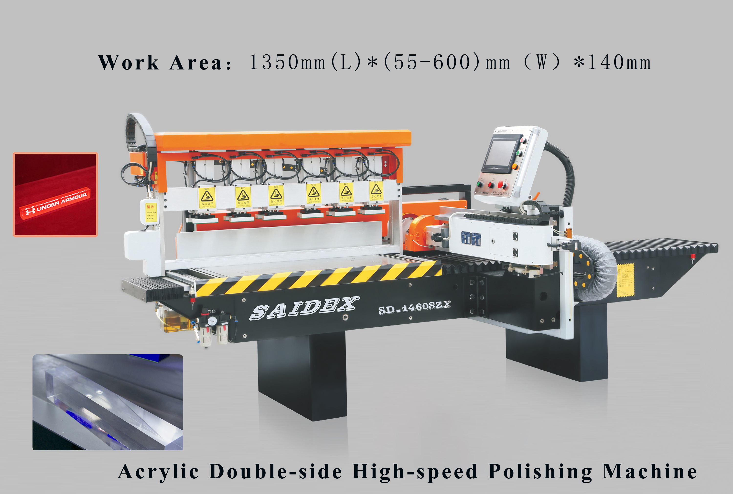 SD-1460SX/1460SZX Acrylic Double-side High-speed Polishing Machine