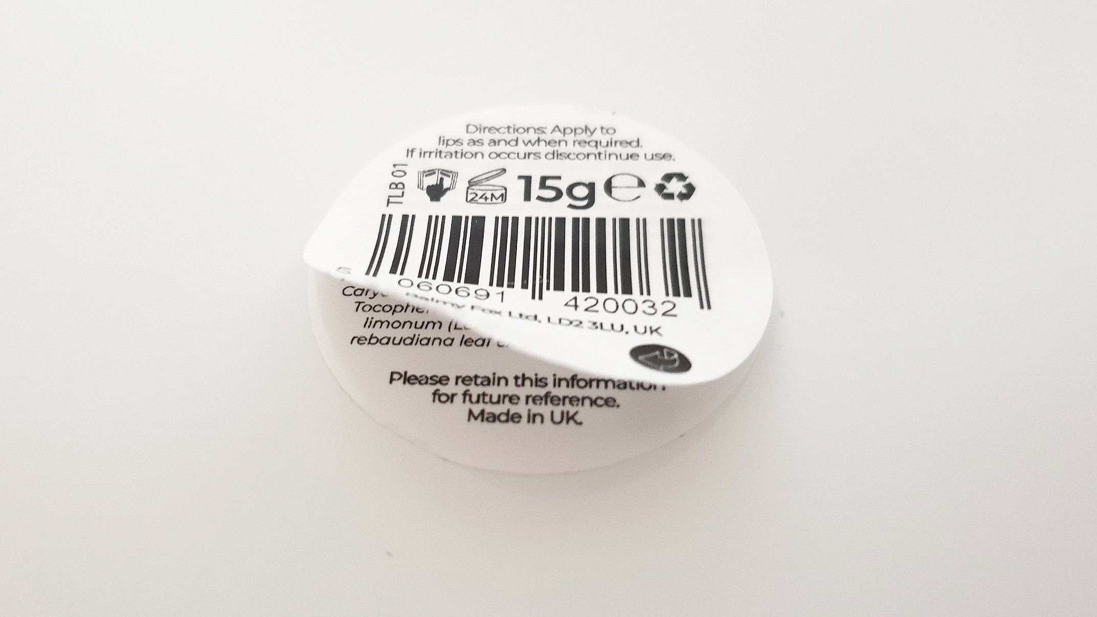ouble Peel Off Labels