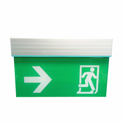 Emergency LED Exit Sign Plate 400 Arrow Right