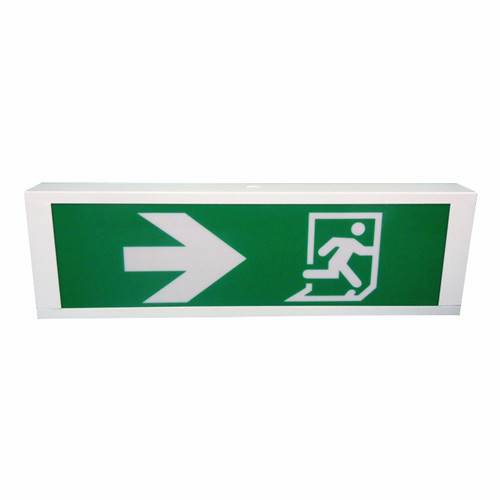 Emergency LED Exit Sign Box 600 Right Arrow