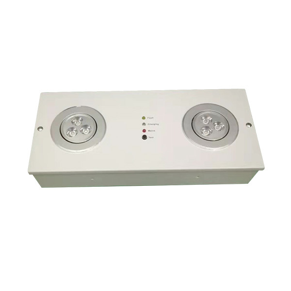 Recessed Emergency Led Twin-Spotlight