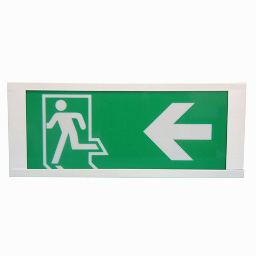 Emergency LED Exit Sign Box 450 Left Arrow