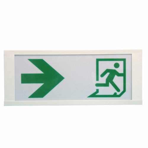 Emergency LED Exit Sign Box 450 Right Arrow