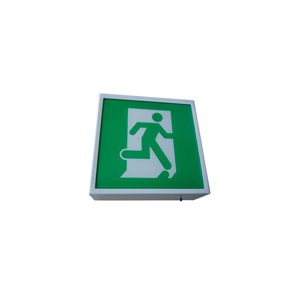 Emergency LED Exit Sign box (165mm,Al)