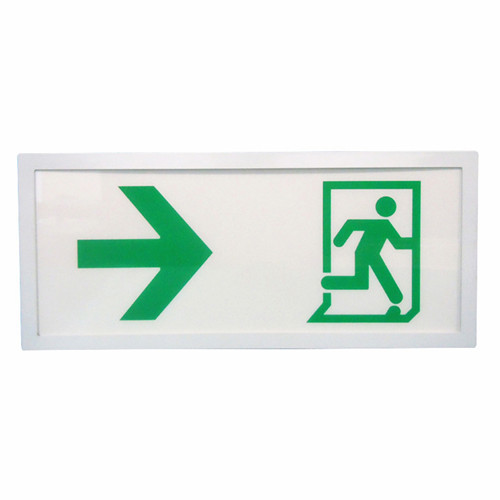 Emergency LED Exit Sign Box 400 Arrow Right