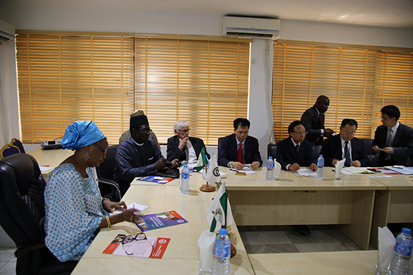 Held a working meeting at the Nigerian National Investment Promotion Council