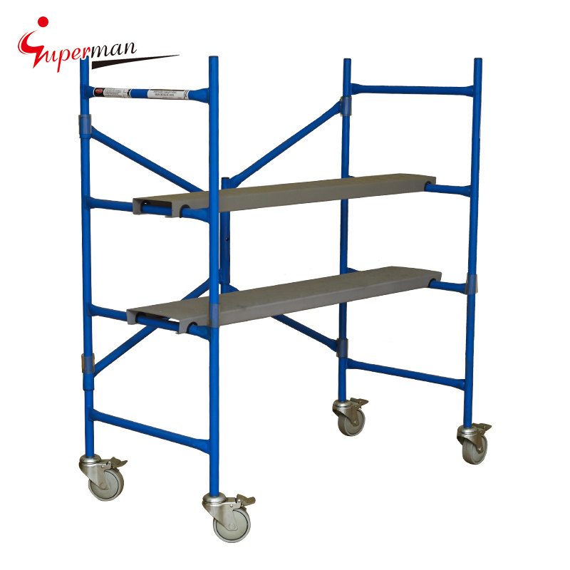 4' foldable rolling scaffold