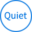 Quie Tech Quiet Technology<br>Running sound ≤ 38 decibels