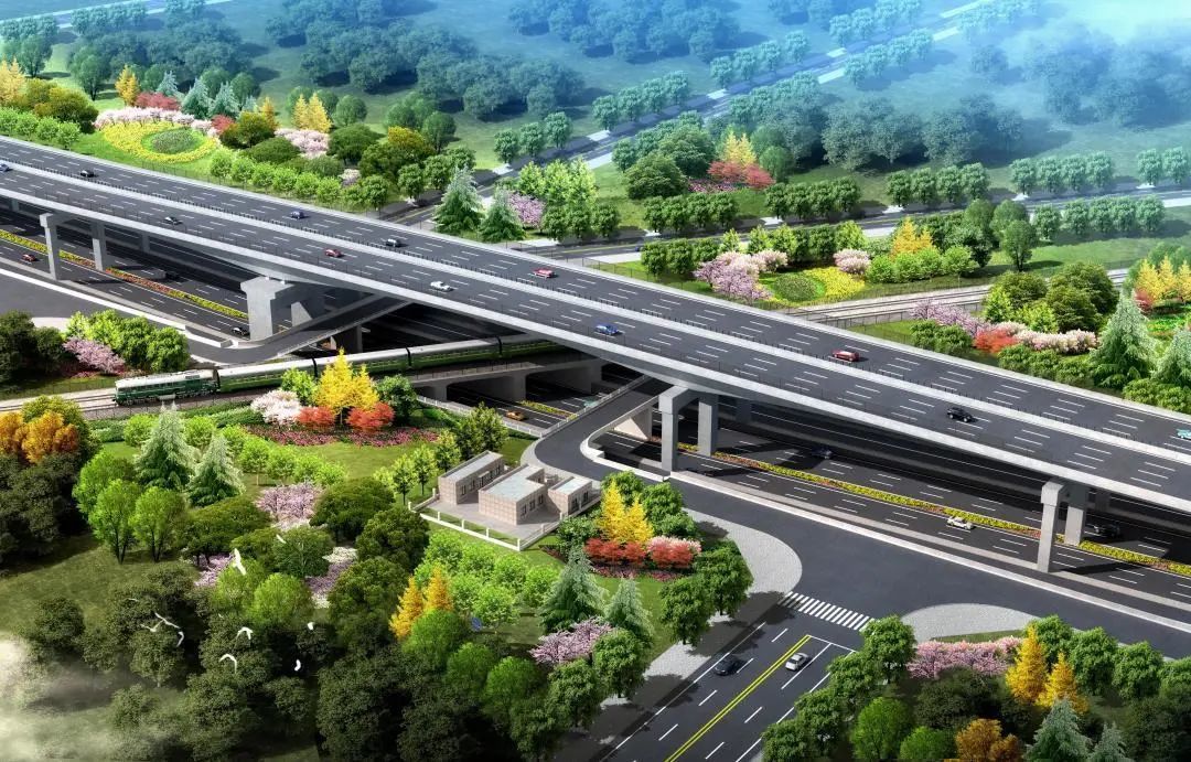 郑州市农业路(西四环-西三环)快速化工程施工(第二标段)开工简报