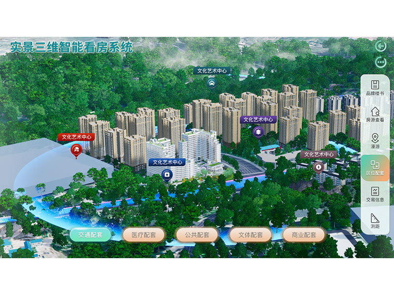 實(shí)景三維全景智能看房系統(tǒng)