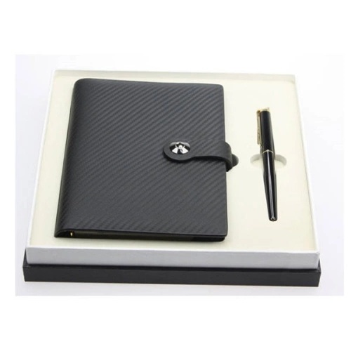 Cowhide Leather Loose Leaf Stone Notebook