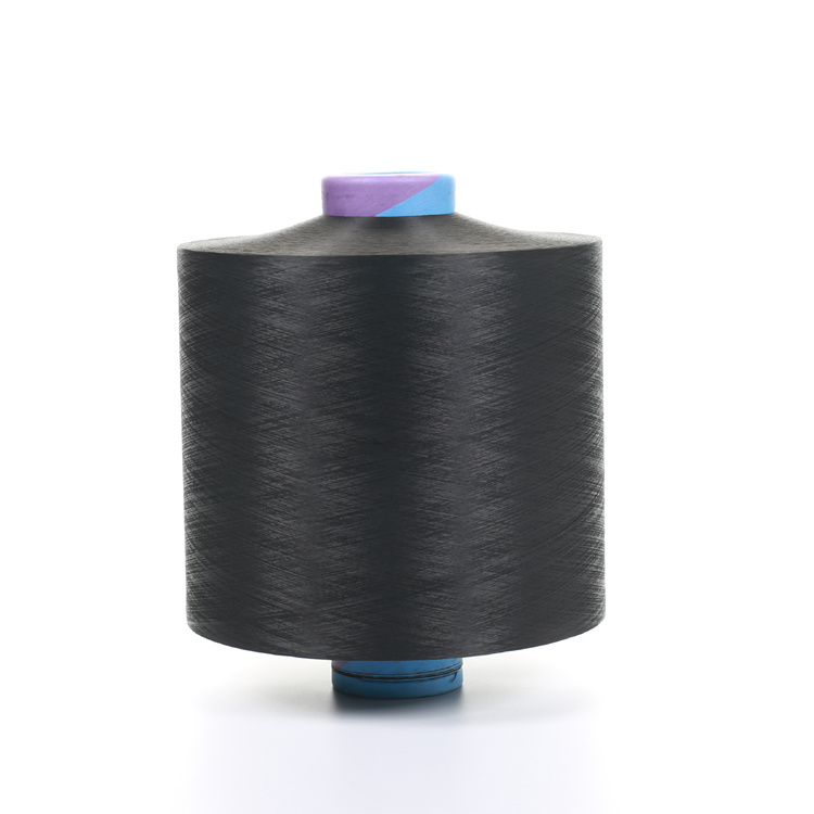 Polyester yarn DTY 100/144/1 SIM black