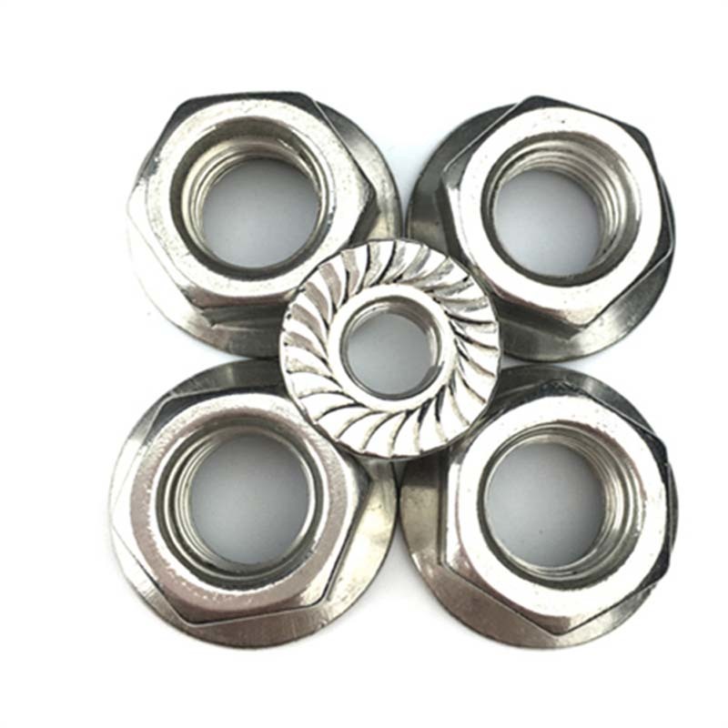 Stainless Steel Hex Flange Nuts