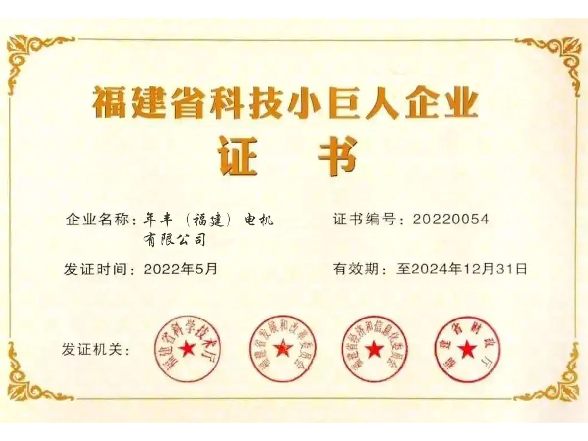 福建省科技小巨人