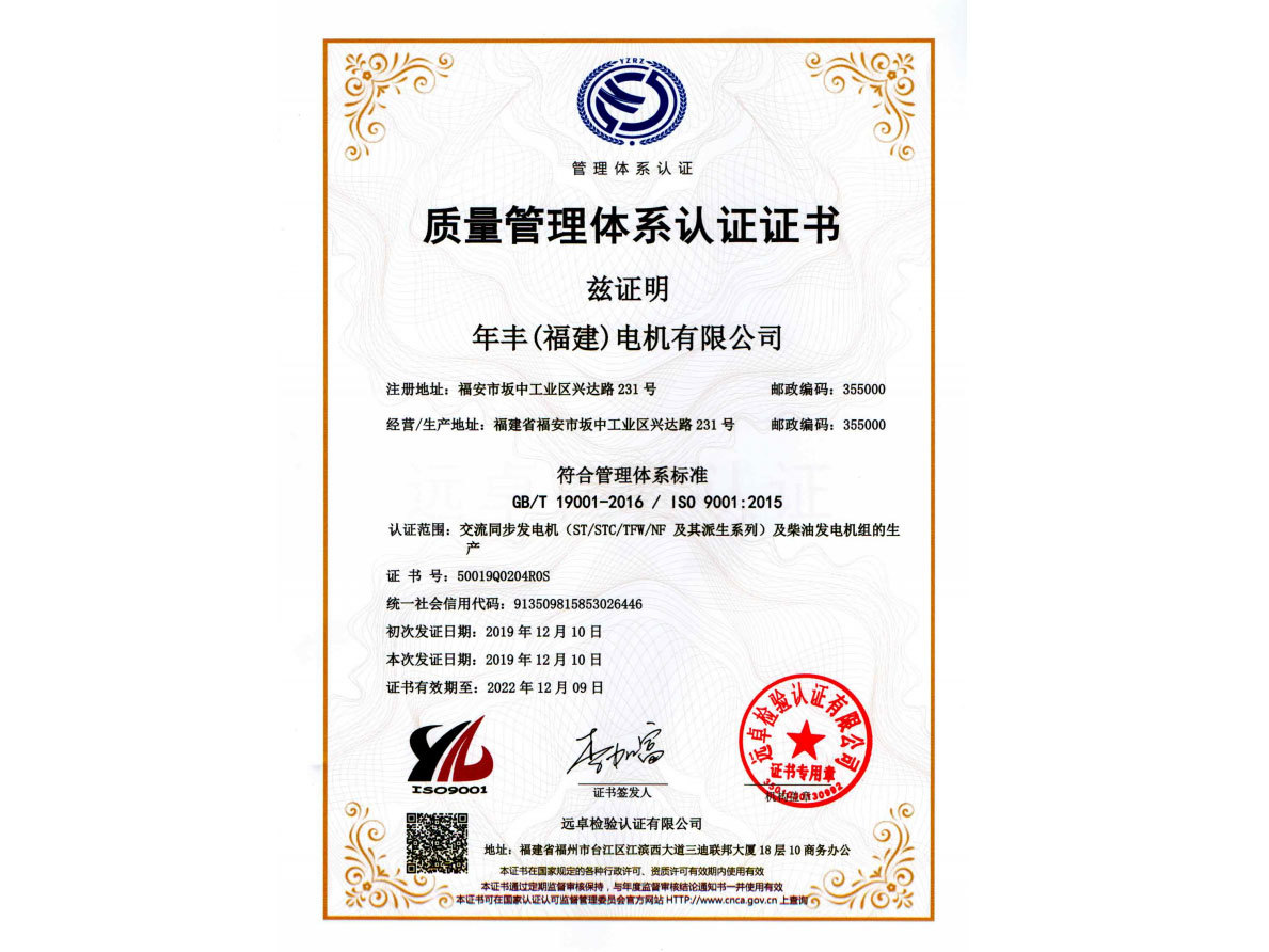 ISO 9001 2015（Cn）