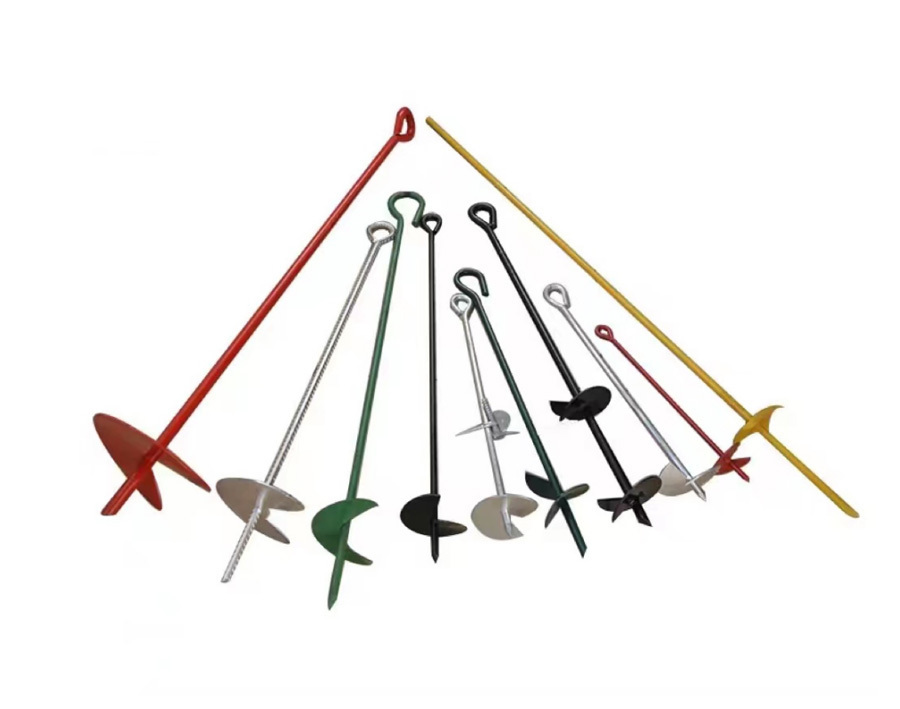 Steel Ground Screw Pole Anchor Earth Anchor