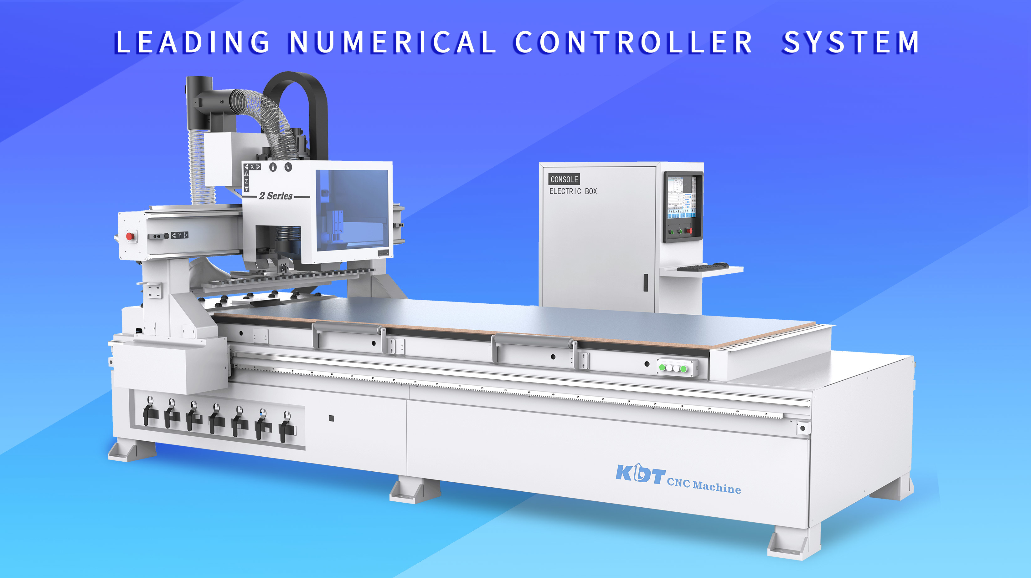 KN-2409NL | 直排自动换刀CNC，高效开料，助力工厂智能化生产！