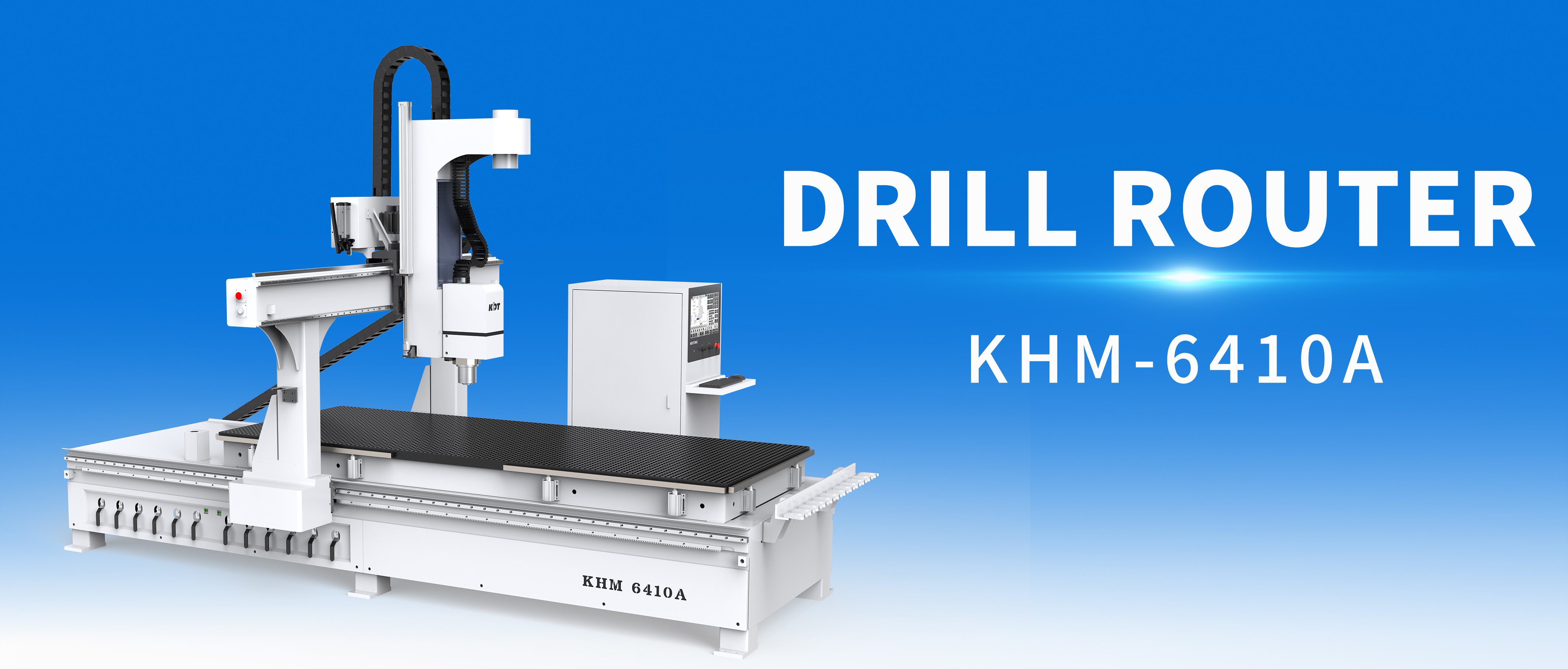 高定钻铣中心KHM-6410A | 高定必备，一机多能！精裁智铣慧钻，开启家居制造新风向！