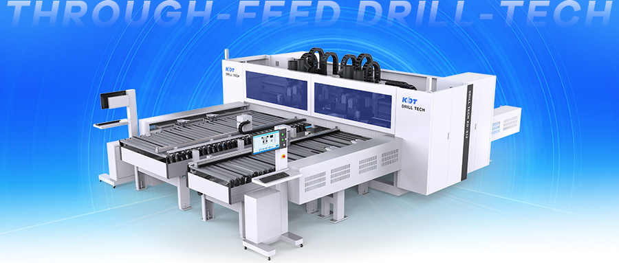 Drill tech machine KD-812ZA. High efficiency on customized and batch production, save time and labor.