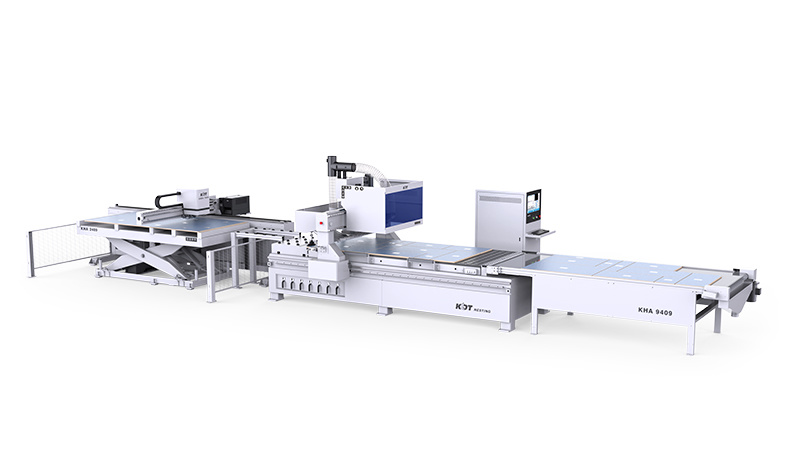 Intelligent nesting cell KN-2409NL-Auto labeling