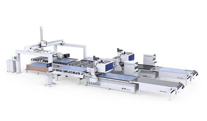 Intelligent nesting cell KN-2409NL-Auto Gantry loading