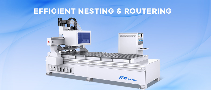 KN-2409NL | Nesting routers with linear Tools changer guarantees efficient production for you