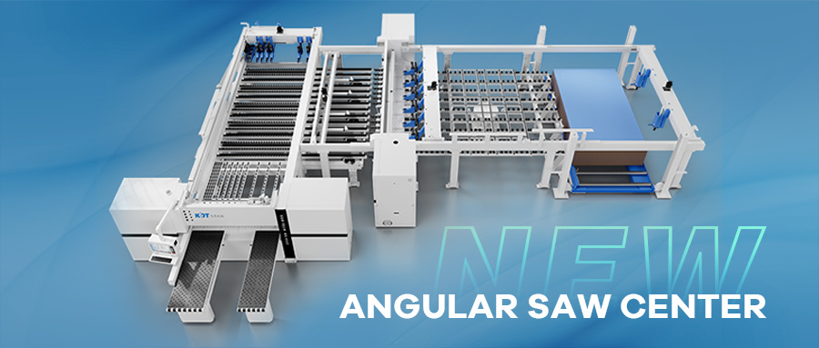 KS-4522HLS | Cut Large Panels in Two Steps With Angular Saw  System