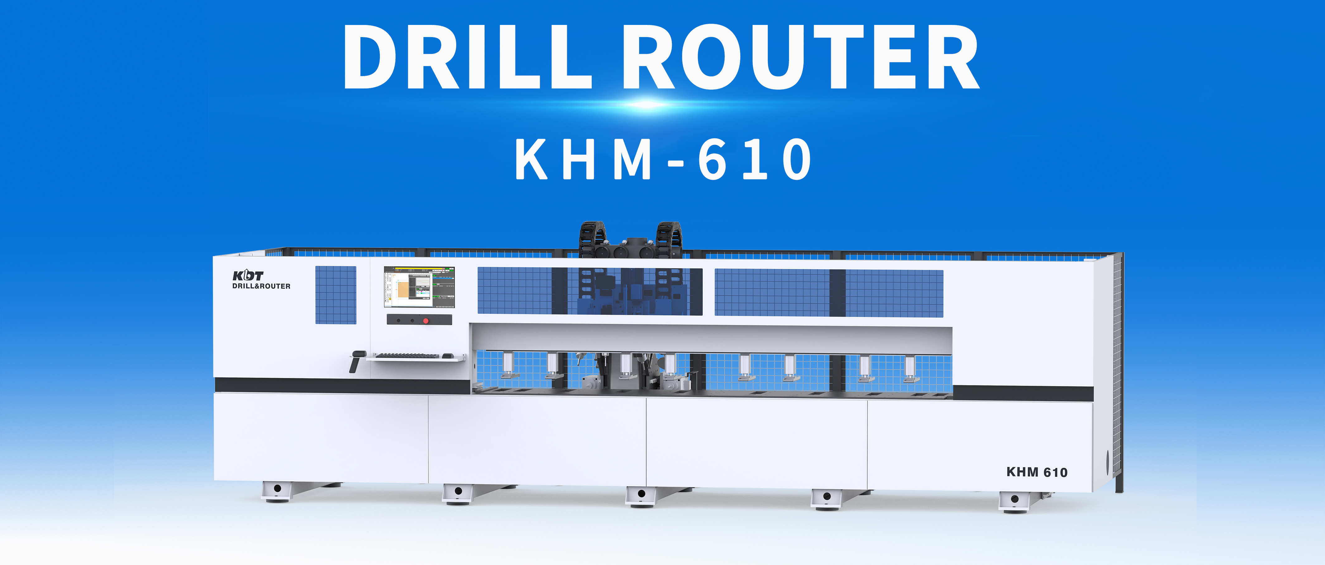 Drill&Router KHM-610 | Integrated process solution for door, wall and cabinet