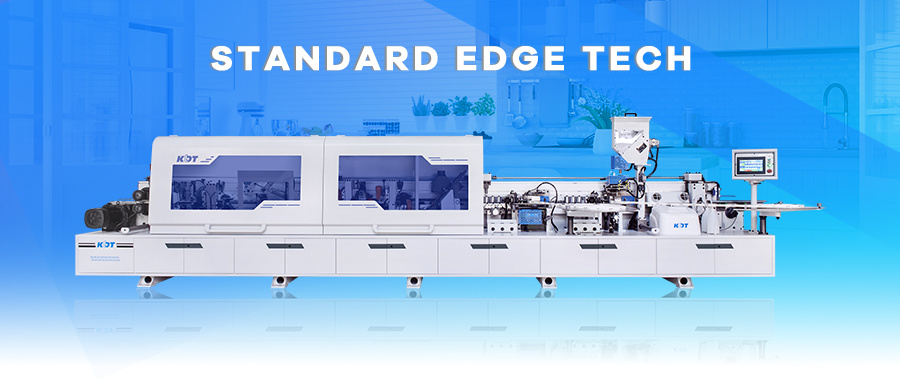 Edge banding machine KE-468JKG, with professional quality, excellence edging effect, greatly help to create beautiful furniture.