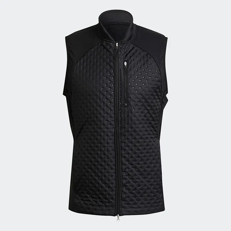 ultrasonic quilted gilet splice with softshell fabric