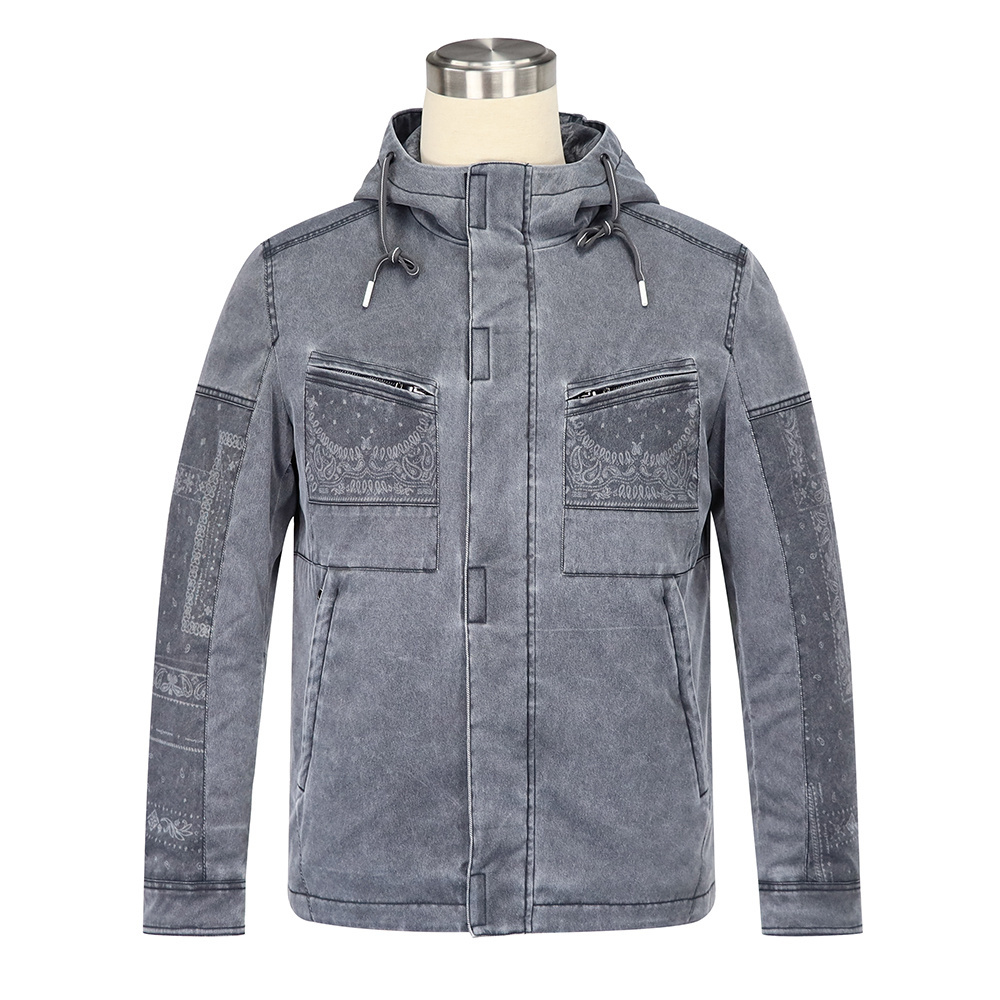 Why choose customized washed twill jacket products