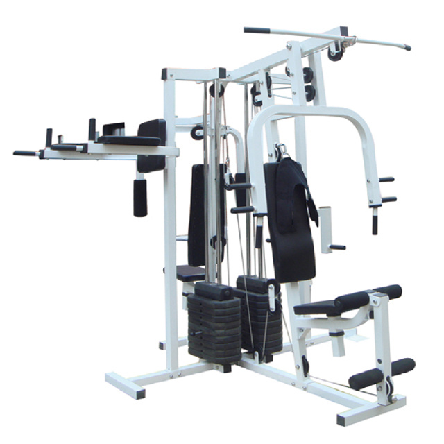 Four Station Home Gym With 200lb Weights