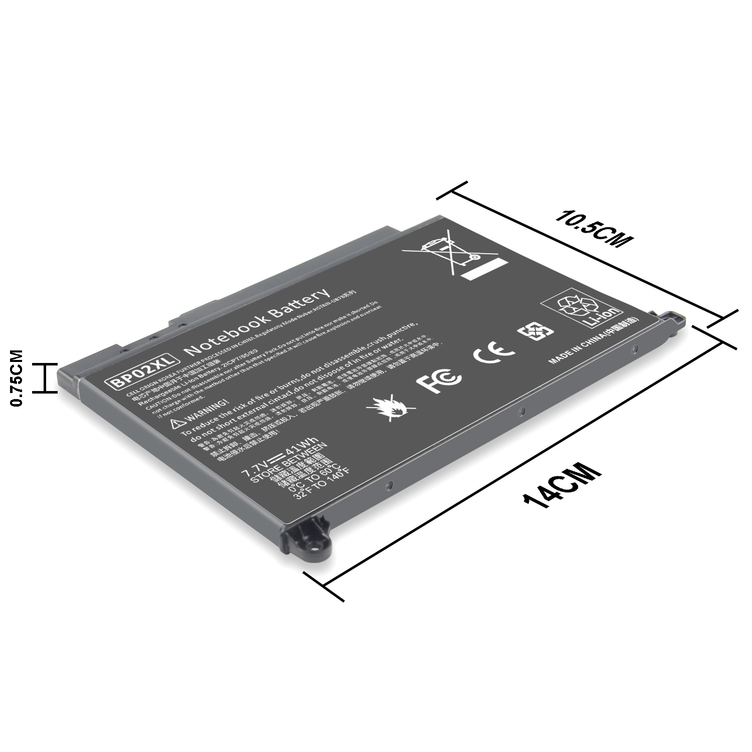 HP BP02XL_Dongguan Lewe Electronics Co.,Ltd