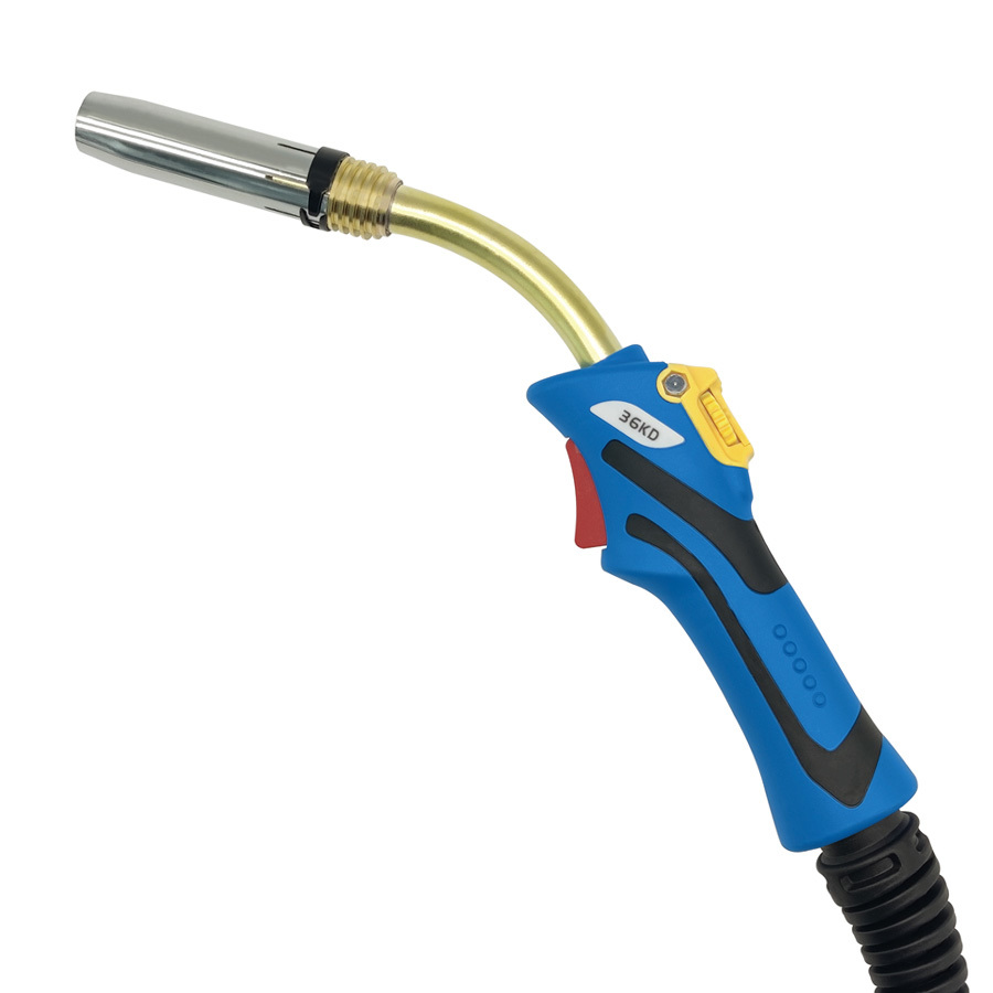 Gas shielded welding torch