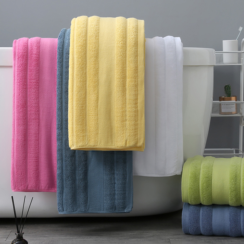 Bath towel cotton adult large towel thickened absorbent towel