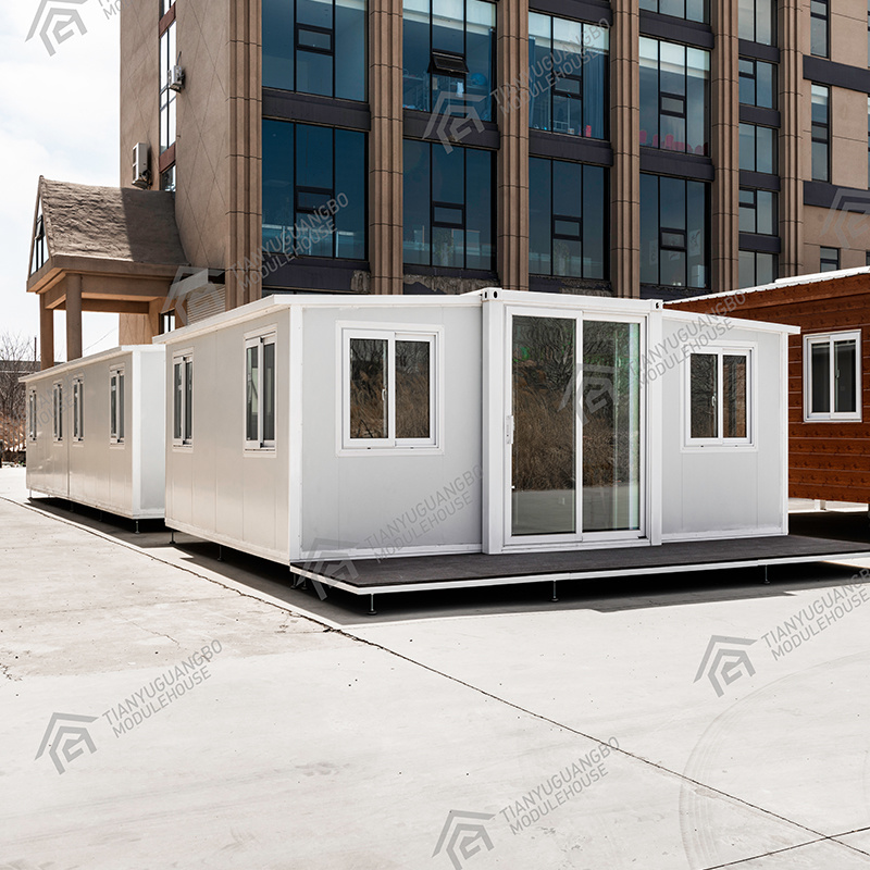 20ft prefabricated homes two bedroom one living room bathroom and kitchen Expandable Container House