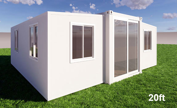 20Ft Folding Container Insulated house with door/windows, only $30/SF with  optional Solar System – Symmetry Company