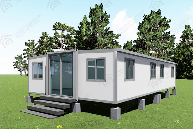 Prefab House granny flat Australian Standard Expandable Prefabricated 20ft 2 Bedrooms Prefab Container House