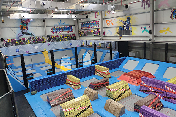 customized indoor trampoline park equipment from China