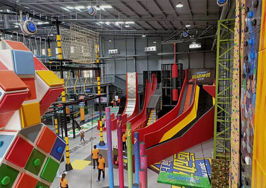 quality indoor trampoline park equipment