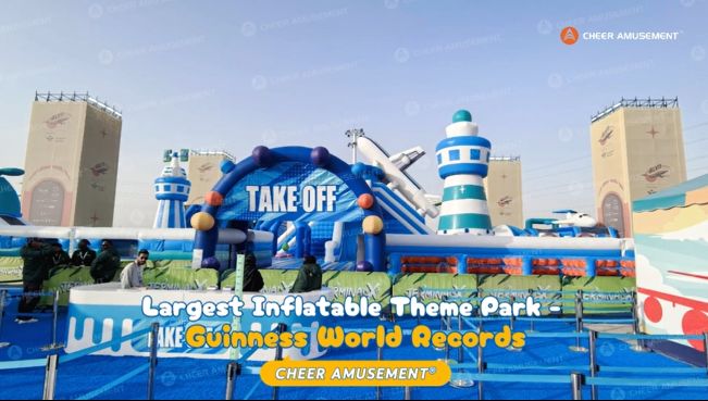Largest Inflatable Theme Park - Guinness World Records