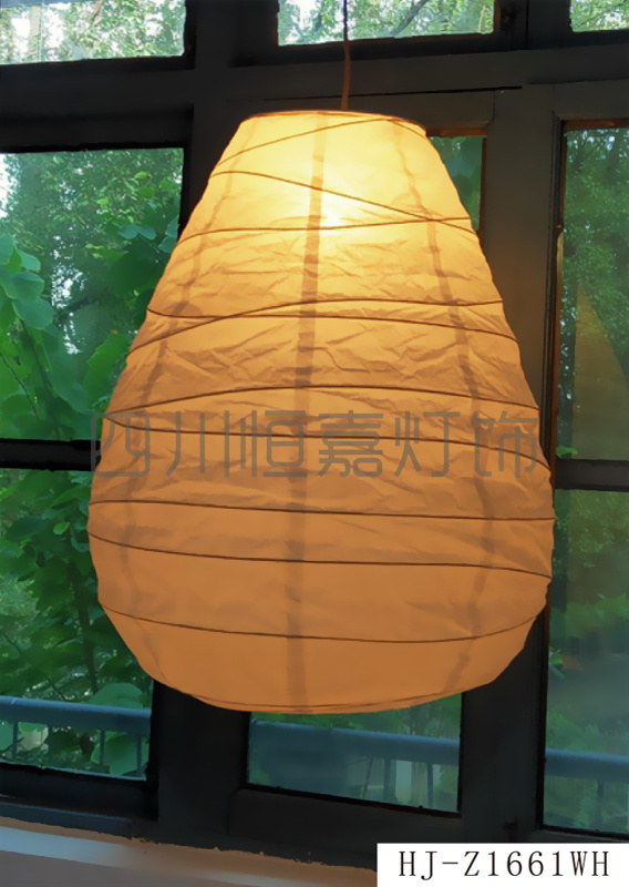 HJLMC 家居吊灯，大灯饰，日式灯笼，可折叠安装便利