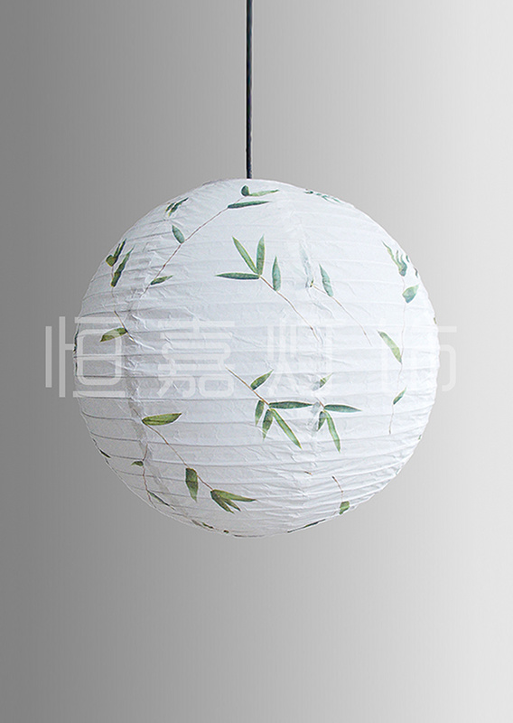 HJLMC Spherical Bamboo Leaf Chandelier, Interior Decoration, Home Lighting Lampshade