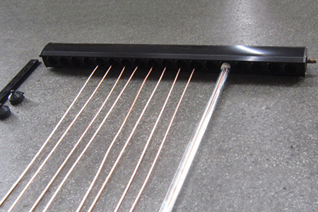 Heat pipe pressurized solar collector