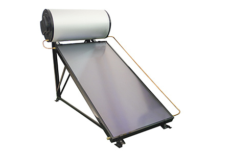 Flat plate pressurized solar water heater