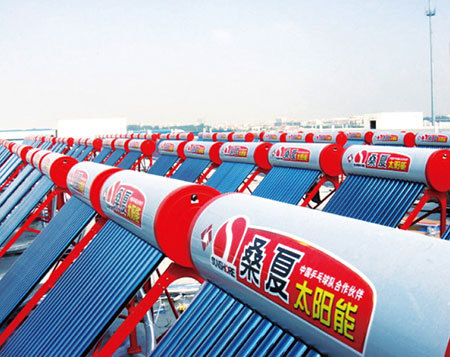 Solar water heater commercial project