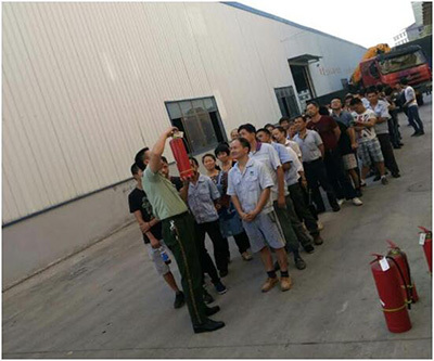 Shaoyang City Fire Detachment went to Shaoyang Jinmei for fire safety training