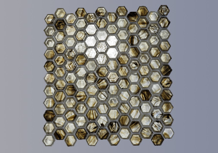 Hexagonal mosaic
