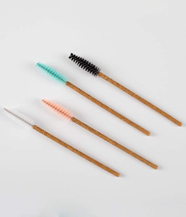 Disposable nylon mascara brush with Eco-friendly material J06W